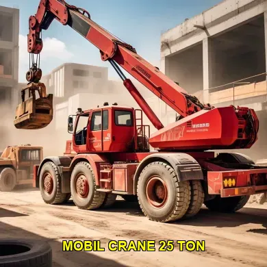 mobil crane 25 ton
